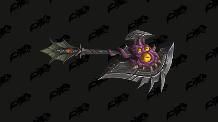 Ск'шуул Ваз. Топор обсидианового разрушителя охраняющего вход в город древнего бога.