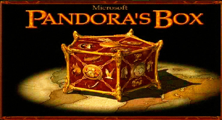 Jim's box. Pandora's Box (1999). Пандора бокс игра. Pandora's Box game. Ящик Пандоры символ.