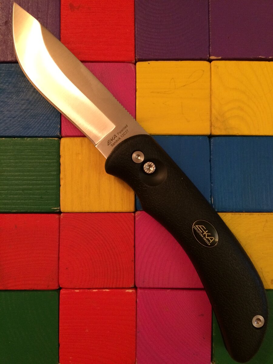 Нож ЕКА SwingBlade. Внешний вид. Авторская фотография.