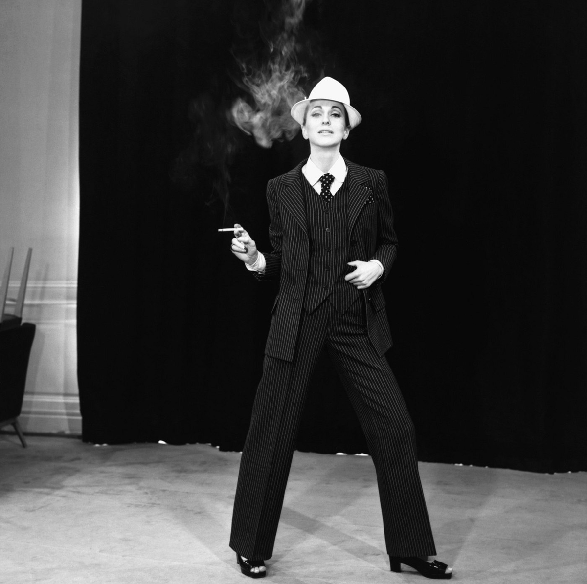 Девушка в смокинге от Yves Saint-Laurent, 1967 г.