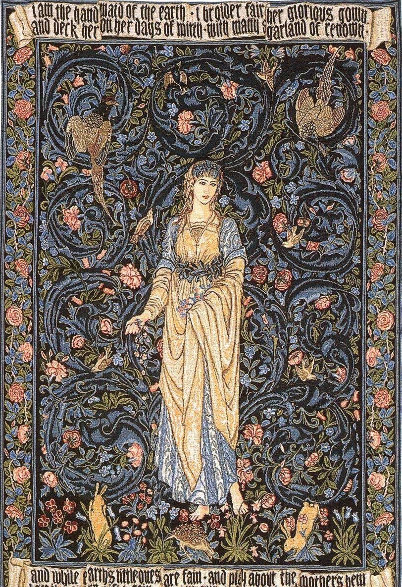 Гобелен Уильяма Морриса Флора, 1884 год