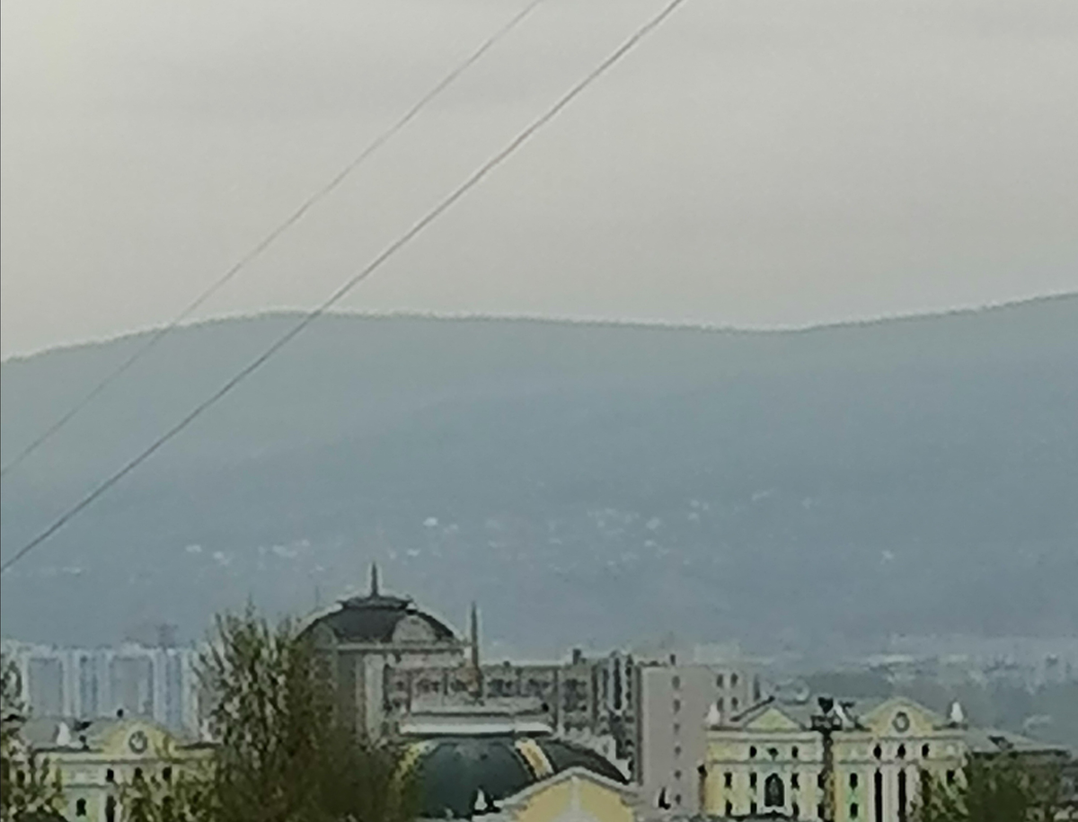 фото с видом на правый берег zoom x5, 29 апреля, полдень
