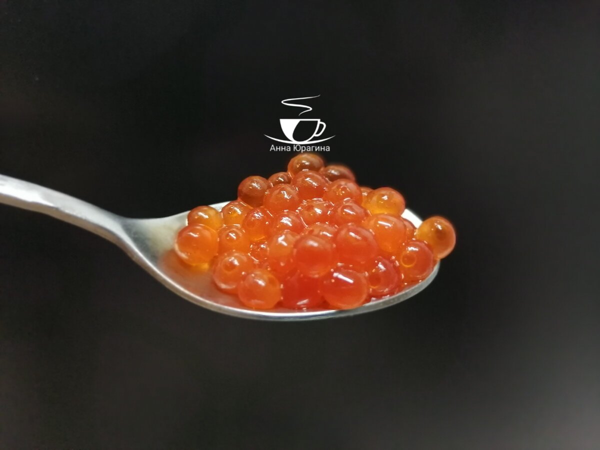 Картинки с добрым утром с икрой и кофе