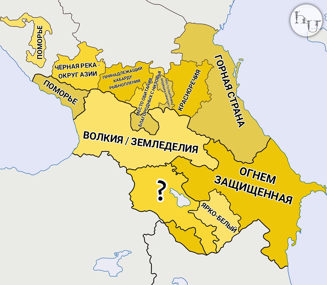 Карта россии кавказский регион