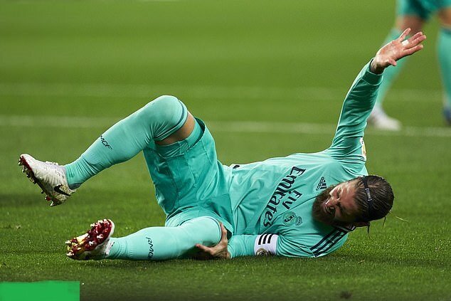  Серхио Рамос был вынужден покинуть поле