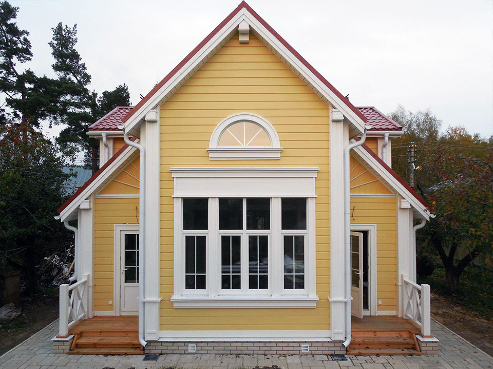 Дом из клееного бруса "Серебряный век"  компании "ДДМ-Строй"