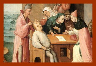 Иероним Босх. Удаление камня глупости