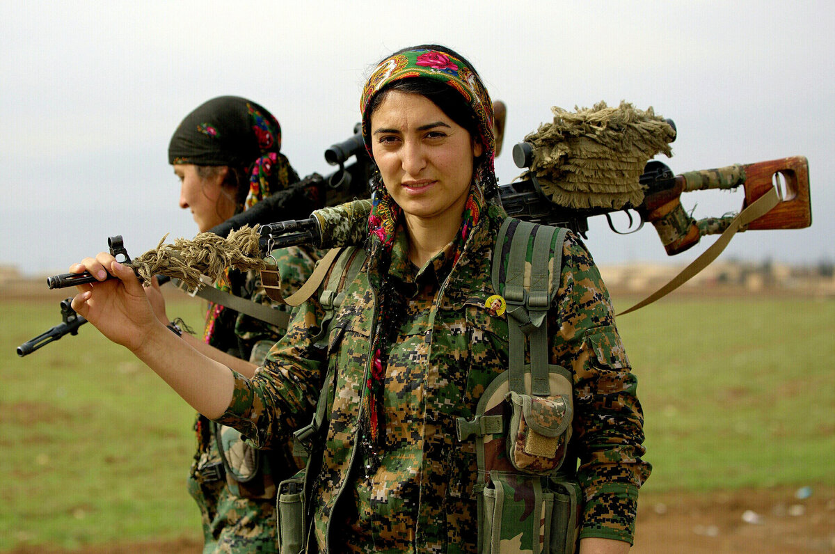 Боевики из YPG (отрядов народной самообороны Курдистана).  Фото: Flickr  