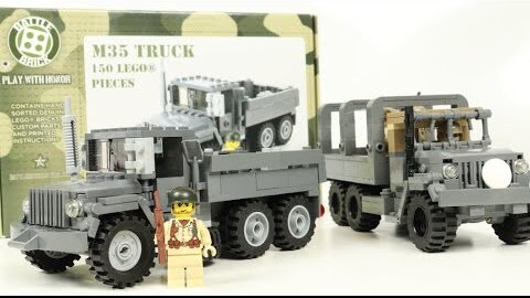 Американский военный грузовик от Battle brick