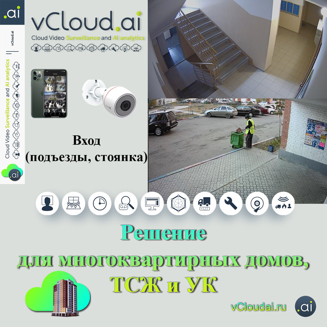 Вход (подъезды, стоянка)