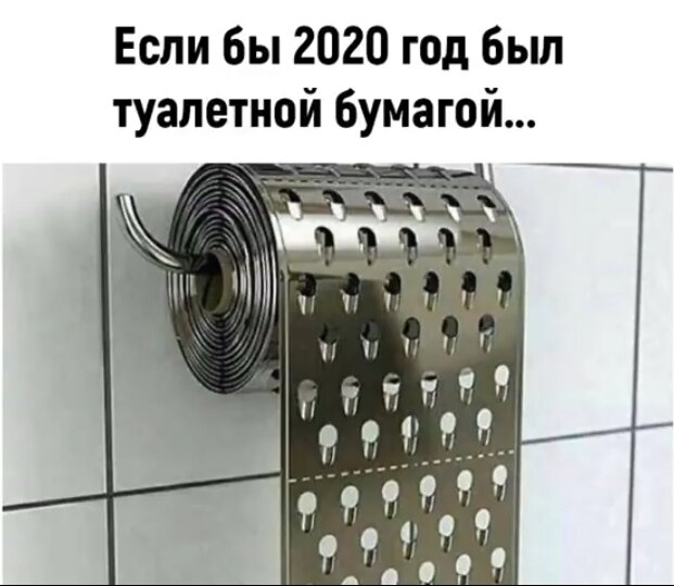 Если бы 2020 год был туалетной бумагой