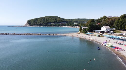 Вспоминаем море. Это Джубга, просто посмотрите какое чистое море. Снято на квадрокоптер DJI