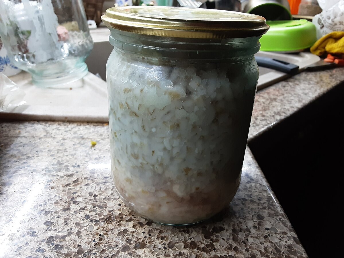 Кашка перловая с мясом