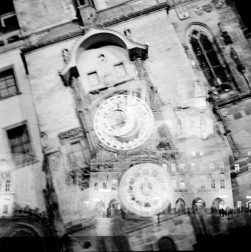 Прага, Староместская площадь. Камера "Киев 88"