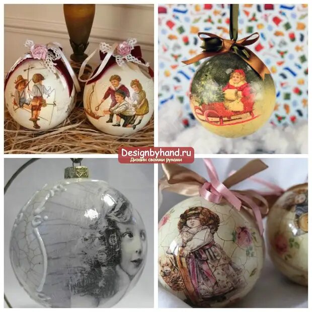 Материалы для росписи новогодних шаров