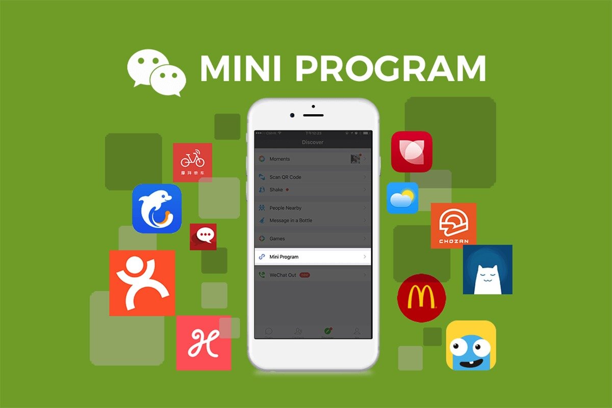 Мини программа. WECHAT приложение. WECHAT Mini apps. WECHAT экосистема.