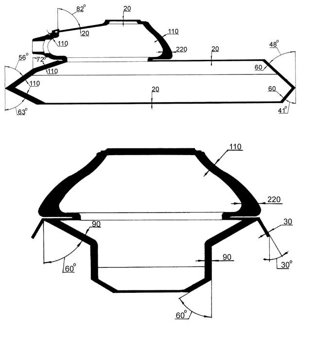 Чертеж танка ис 3