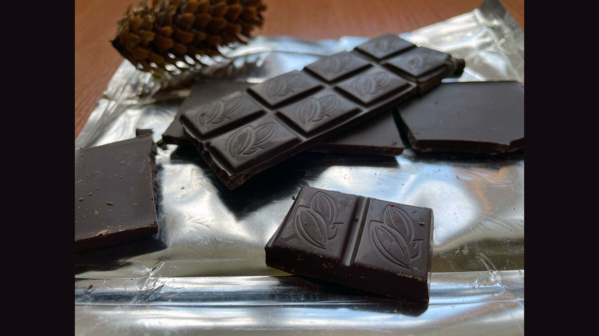 Шоколад из примера я потом раскрыла и...