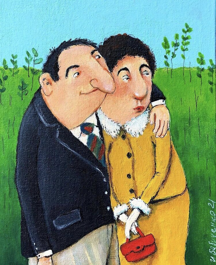 На фото: картина Ирины Бабиченко "Весна! И Боря торжествует!", https://www.instagram.com/ babichenko.i (с разрешения автора)
