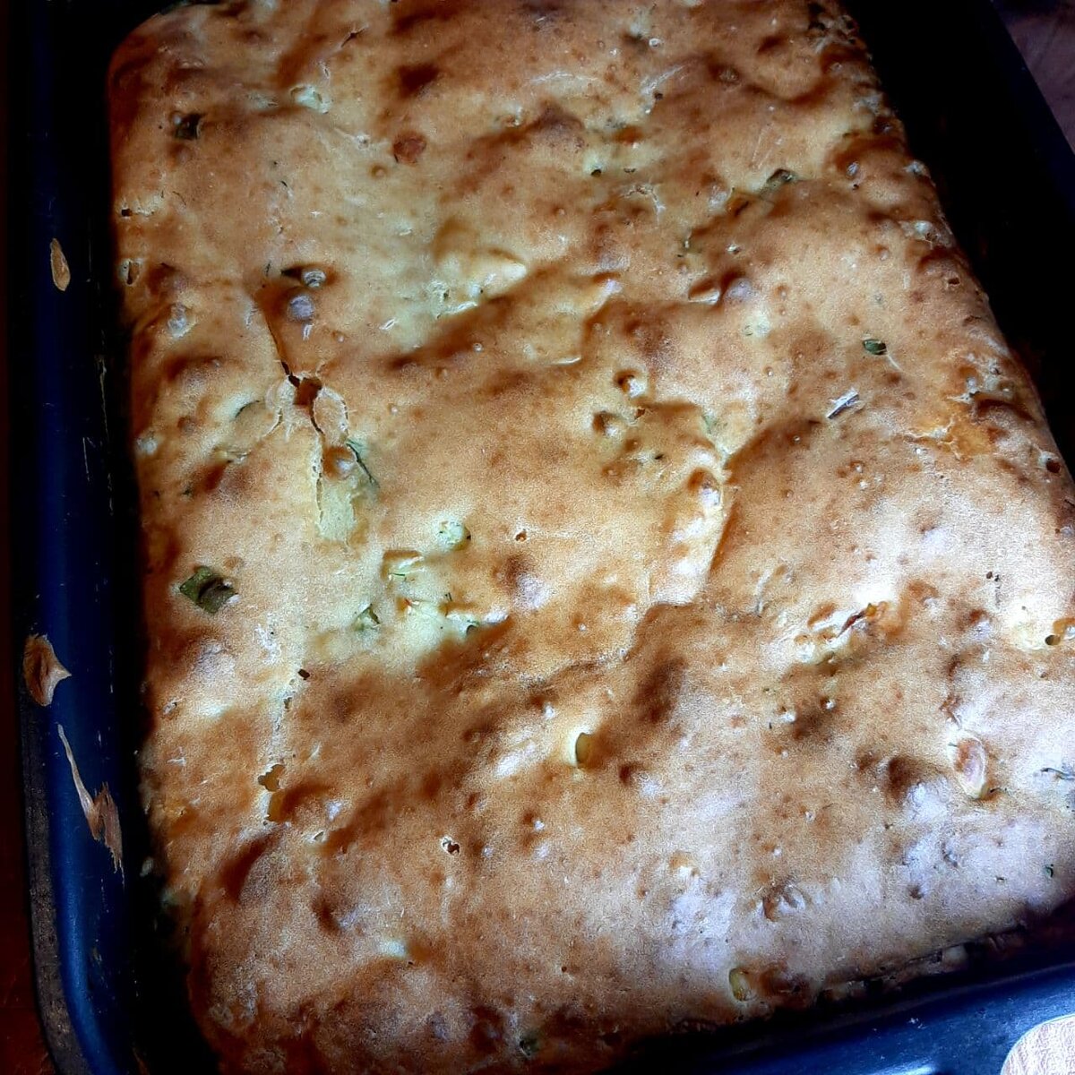 Так выглядит пирог сверху.