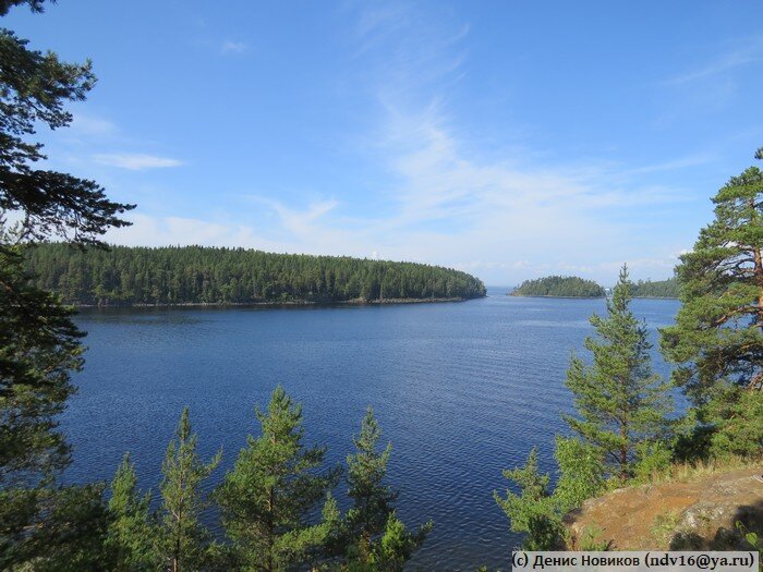 Никоновская бухта Валаама - здесь обычно гораздо спокойнее, чем в самом озере