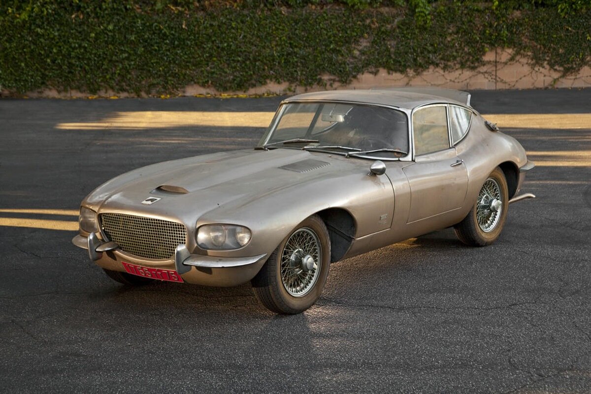 Ягуар e Type купе ретро
