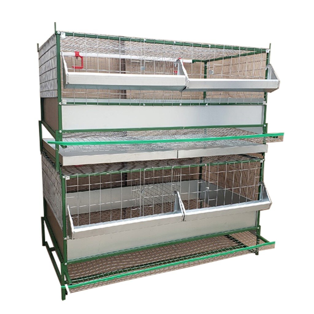 Вариант клеток для кур установленные друг на друга