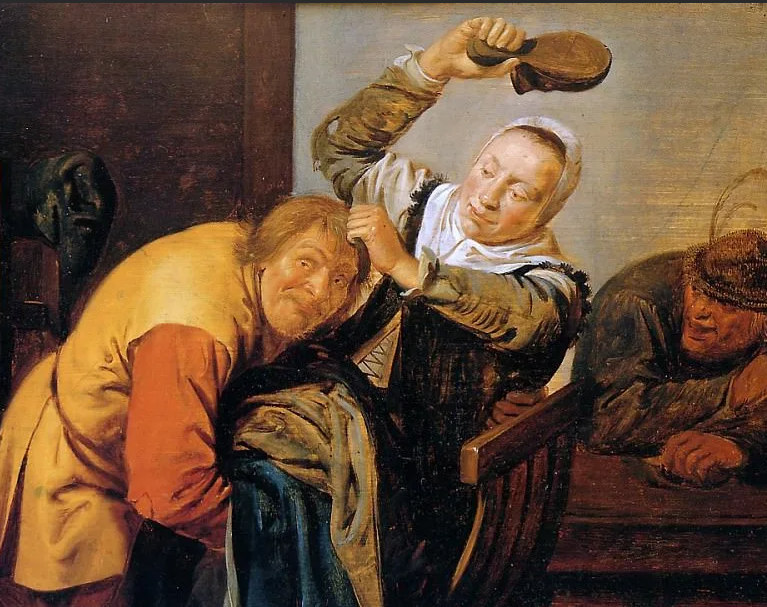 Ян Минсе Моленар. Пять чувств. Осязание. 1637. Королевская галерея Маурицхёйс, Гаага