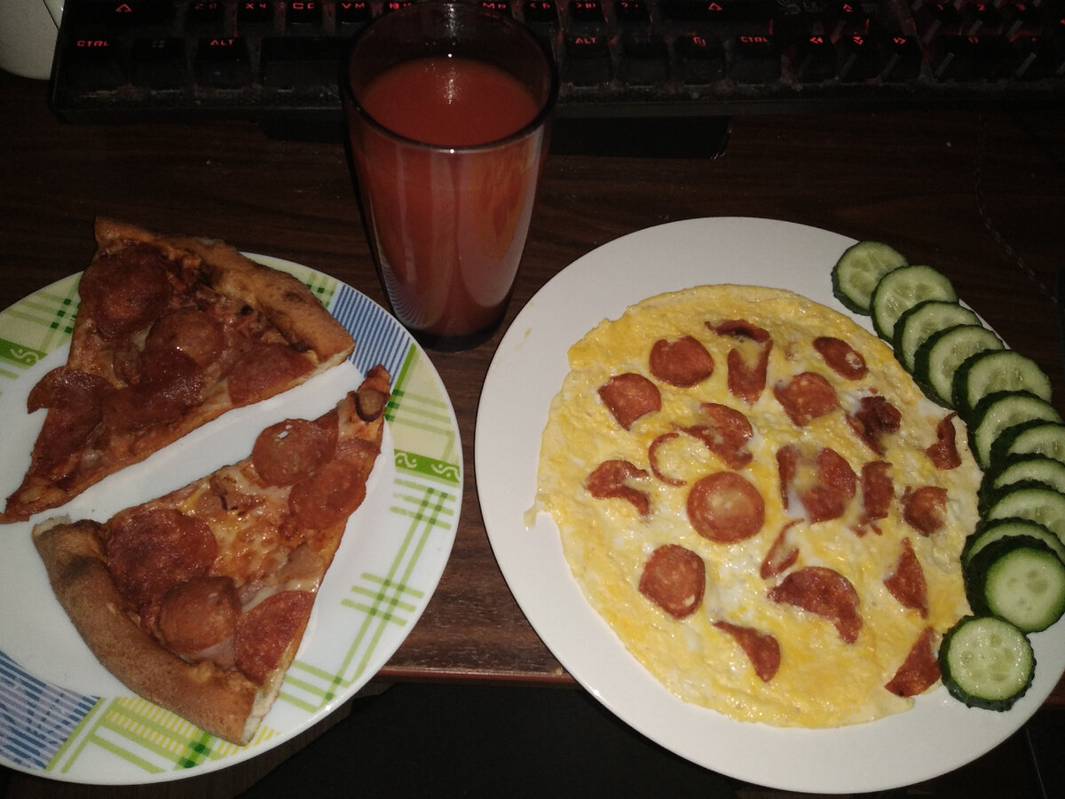 Очень диетически... (фото автора).