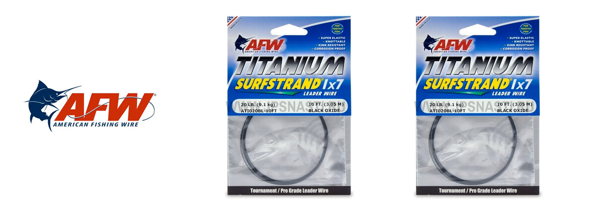 American Fishing Wire Surflon Nylon Coated 1x7 Stainless Steel Leader Wire  10Ft
