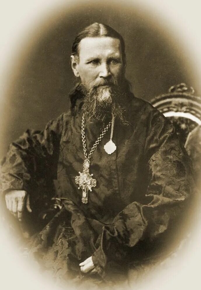 Прижизненная фотография Иоанна Кронштадского