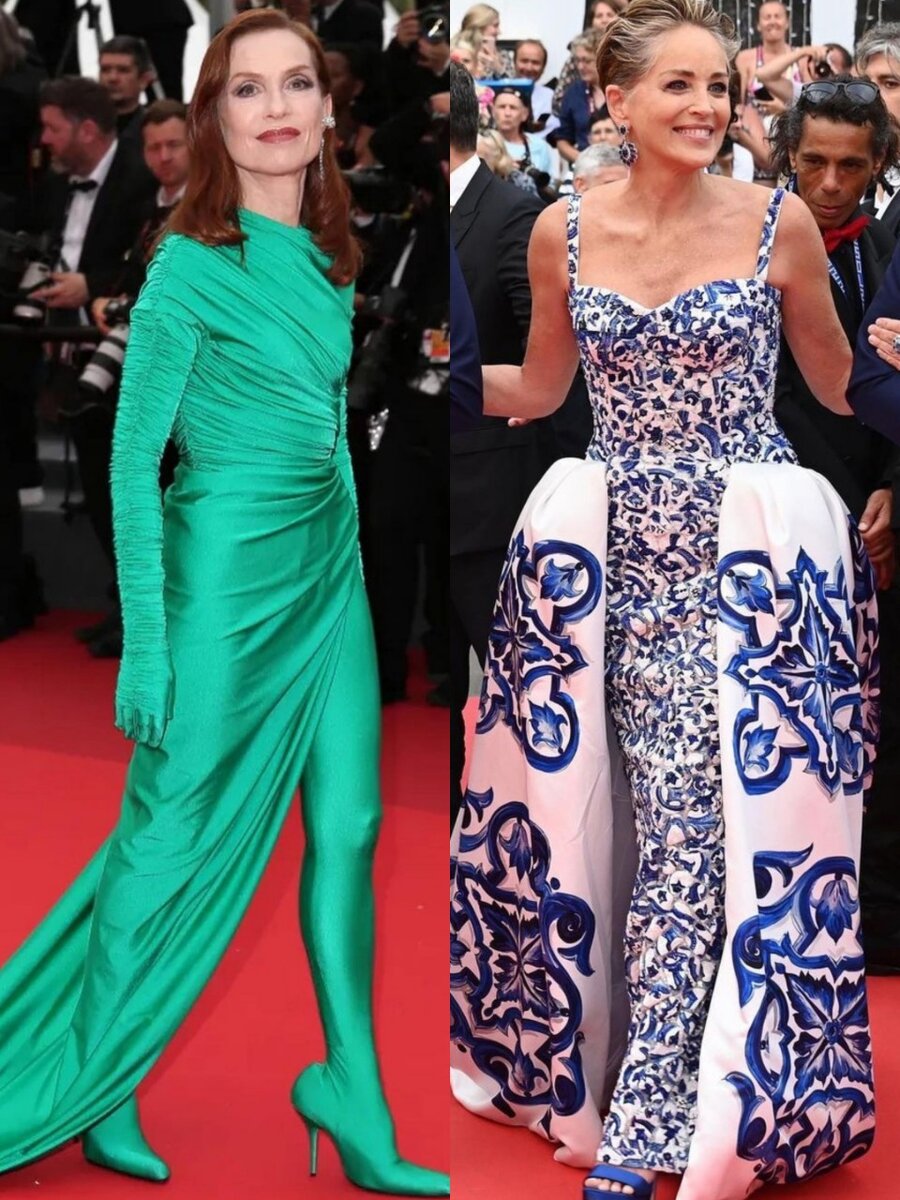  Так и хотелось спросить, это что, гжель? А дама в зелёном хотела быть фоном? А это что за капрошки на всё тело?