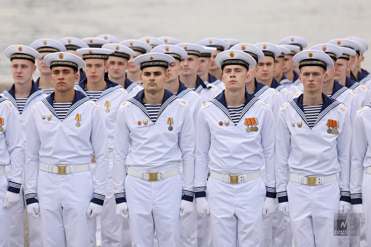 Парадная фланка ВМФ белая