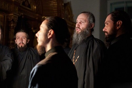 Хор братии Валаамского монастыря