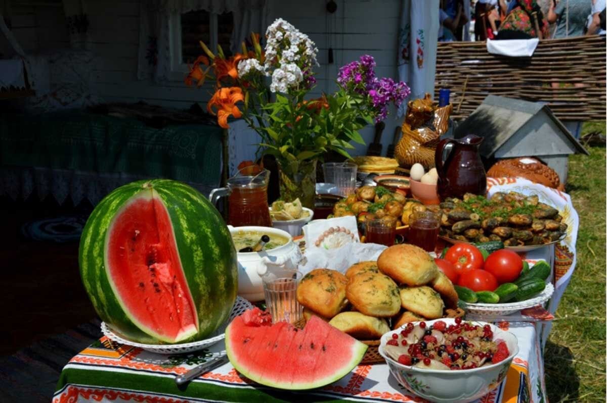 Картинка казачье застолье