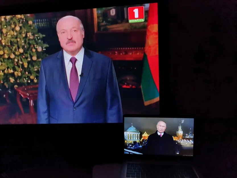 Новогоднее обращение двух президентов 