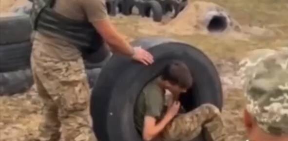 "Стоп-кадр из видеоролика, опубликованного в Telegram-канале "VOBLYA"