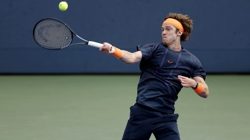     Российский теннисист Андрей Рублёв Gettyimages.ru Sarah Stier / Staff