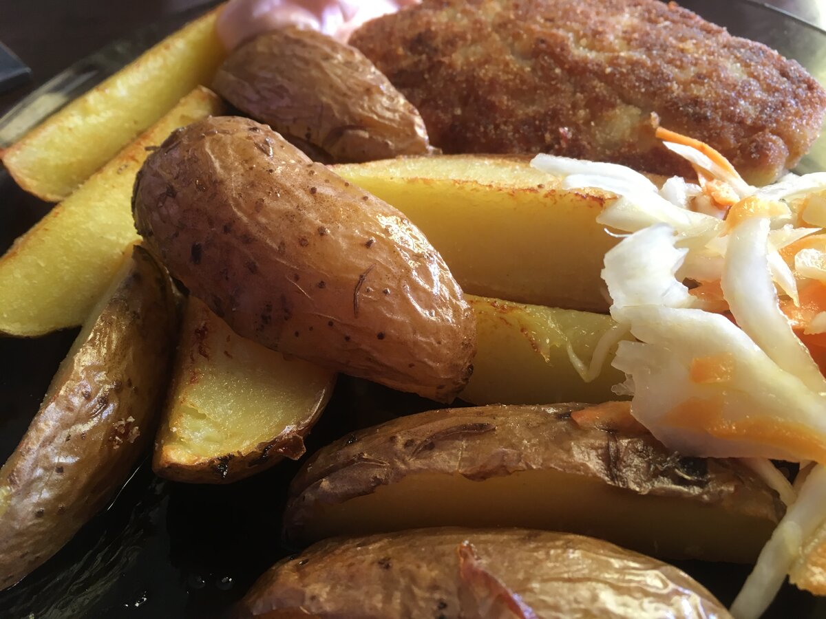 Ингредиенты для картошки по-деревенски в духовке