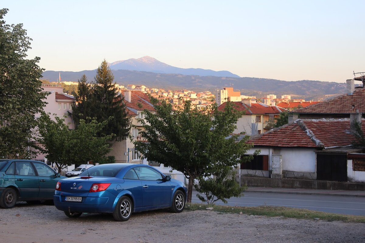 Благоевград, вид на город со стороны улицы Славянской