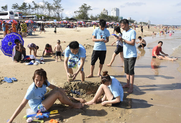 Пляж Байсау на котором это случилось (фото: thangmuoihotel.vn)