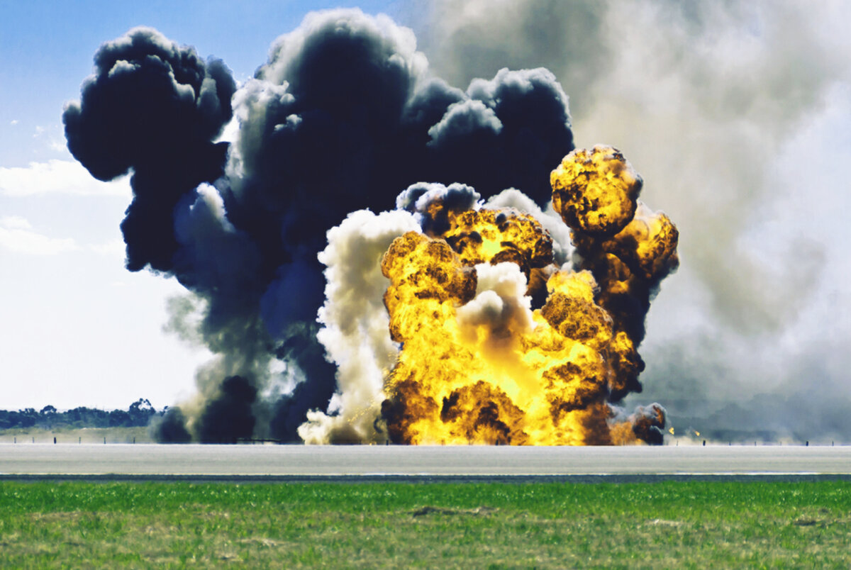 Взрыв на "задней станции".