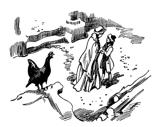 Рисунок черная курица или подземные жители легкие поэтапно (49 фото)