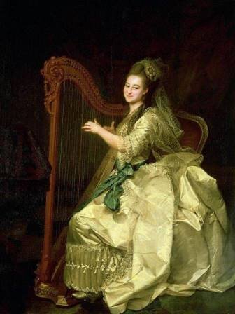 Д.Г. Левицкий - Портрет воспитанницы Императорского воспитательного общества благородных девиц Глафиры Ивановны Алымовой