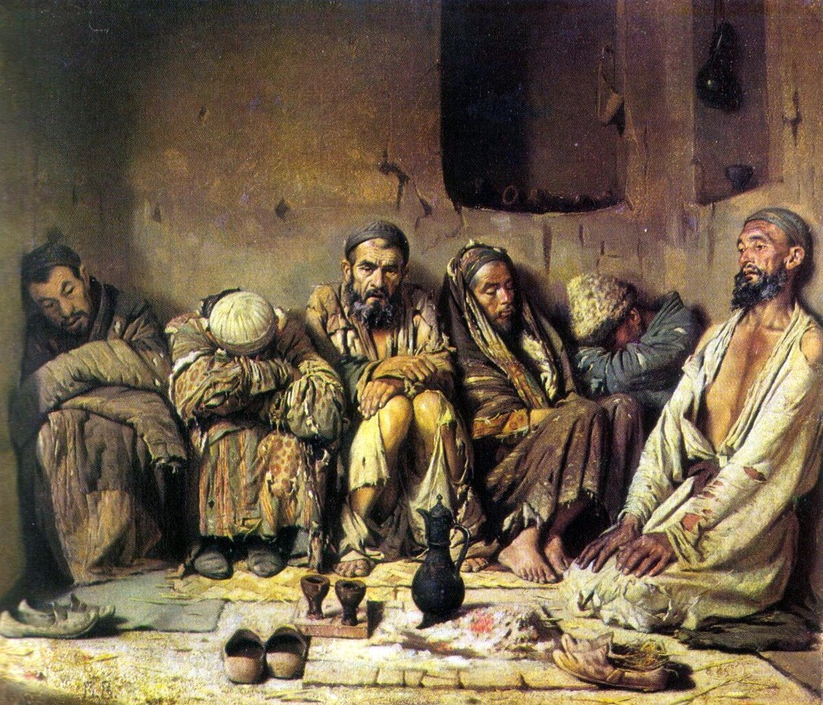 Василий Верещагин "Опиумоеды", 1867 год