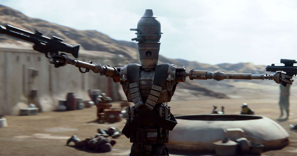 Кадр из сериала "Мандалорец"