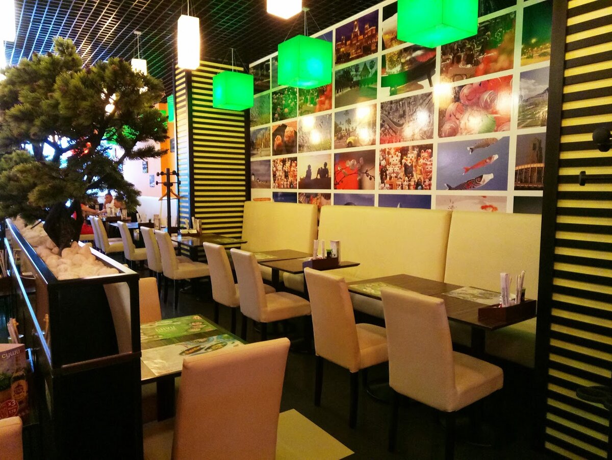 Типичный интерьер заведения.