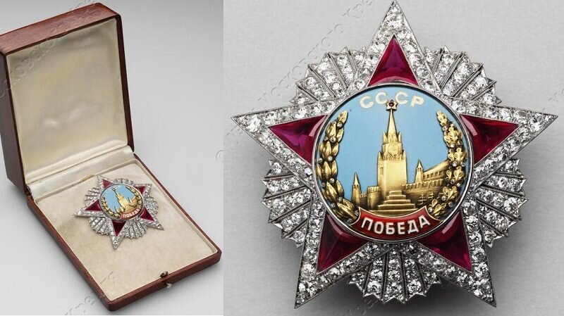 Орден Победы без номера маршала Советского Союза Федора Толбухина. Источник: http://antiques-consulting.com/orden-pobeda-samyj-redkij-i-dorogoj-orden-mira.html