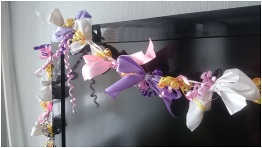 Гирлянда из лент