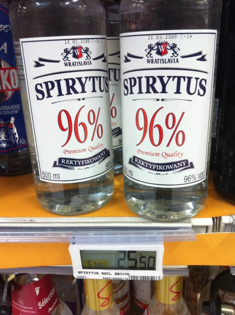 Крепкий напиток 70. Водка Wratislavia Spiritus. Wratislavia spirytus | крепость 96%. Польская водка Spiritus. Водка Братислава Спиритус.